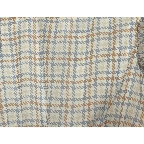 Japna Women's Houndstooth Crop Top Button Front Puff Sleeves XS New with Tags - Picture 6 of 10